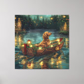 Weihnachtsreise in Afghanistan Leinwanddruck (Vorderseite)