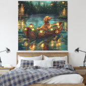 Weihnachtsreise in Afghanistan Leinwanddruck (Insitu (Schlafzimmer))