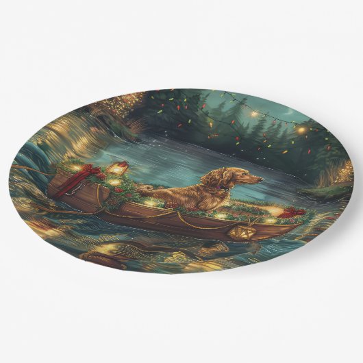 Weihnachtsreise in Afghanistan Pappteller (Schrägansicht)