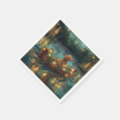 Weihnachtsreise in Afghanistan Serviette (Ecke)