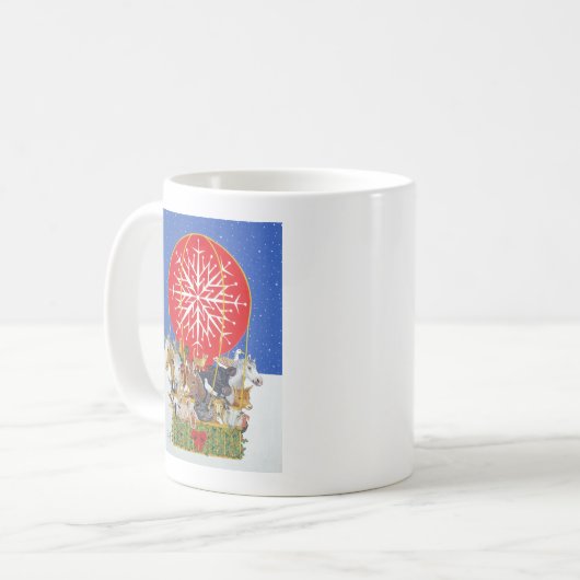 Weihnachtsreise Kaffeetasse (Vorderseite Links)