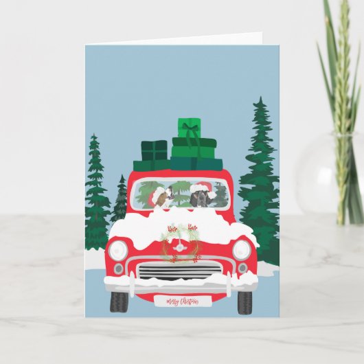 Weihnachtsreise Karte (Vorderseite)