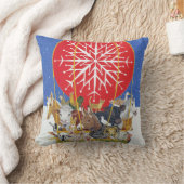 Weihnachtsreise Kissen (Decke)
