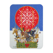 Weihnachtsreise Magnet (Vertikal)