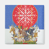 Weihnachtsreise Magnet (Vorne)