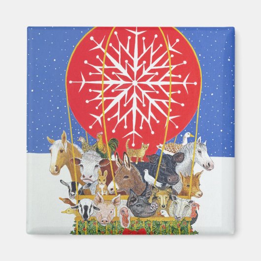 Weihnachtsreise Magnet (Vorne)