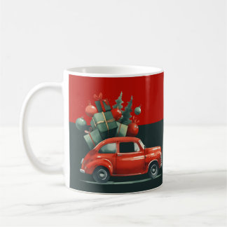 Weihnachtsreise mit Geschenken Kaffeetasse