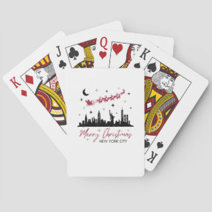 Weihnachtsreise nach New York City, Frohe Weihnach Spielkarten