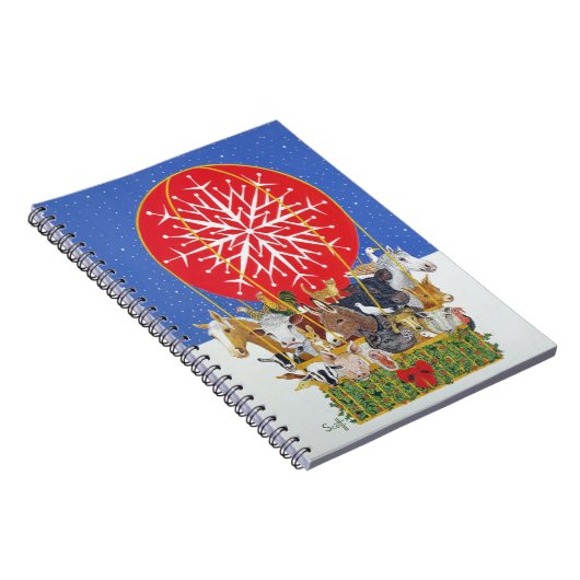 Weihnachtsreise Notizblock (Rechte Seite)