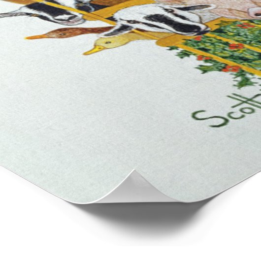 Weihnachtsreise Poster (Ecke)