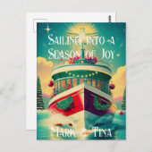 Weihnachtsreise Postkarte (Vorne/Hinten)