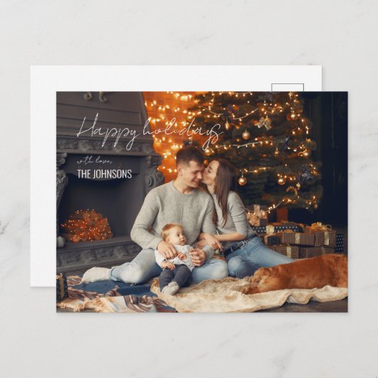 Weihnachtsreise Postkarte (Vorne/Hinten)