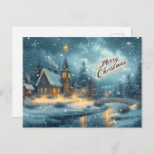 Weihnachtsreise Postkarte (Vorne/Hinten)