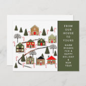 Weihnachtsreise Postkarte (Vorne/Hinten)