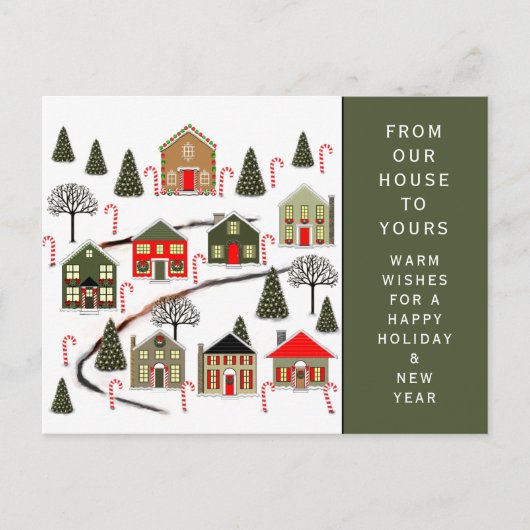 Weihnachtsreise Postkarte (Vorderseite)