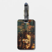 Weihnachtsreise zum Japanischen Kinn Gepäckanhänger (Rückseite vertikal)