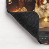 Weihnachtsreise zum Japanischen Kinn Mousepad (Ecke)