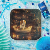 Weihnachtsreise zum Japanischen Kinn Pappteller (Party)