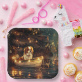 Weihnachtsreise zum Japanischen Kinn Pappteller (Party)