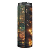 Weihnachtsreise zum Japanischen Kinn Thermosbecher (Rückseite)