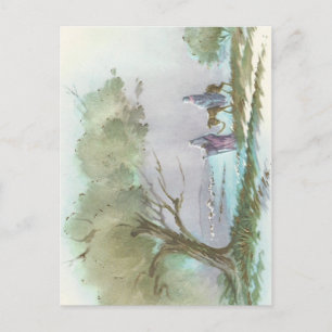 Weihnachtsreisekarte Feiertagspostkarte