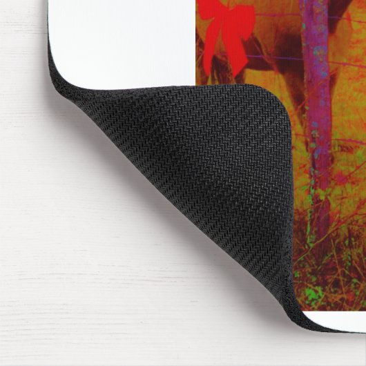 Weihnachtsreitferd Mousepad (Ecke)