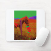 Weihnachtsreitferd Mousepad (Mit Mouse)