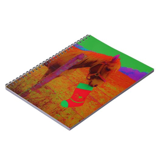 Weihnachtsreitferd Notizblock (Linke Seite)