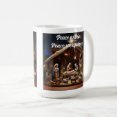 Weihnachtsreligiös Spirituelle Krippe Kaffeetasse (VorderseiteRechts)