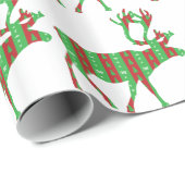 Weihnachtsren Geschenkpapier (Rolleneckpunkt)