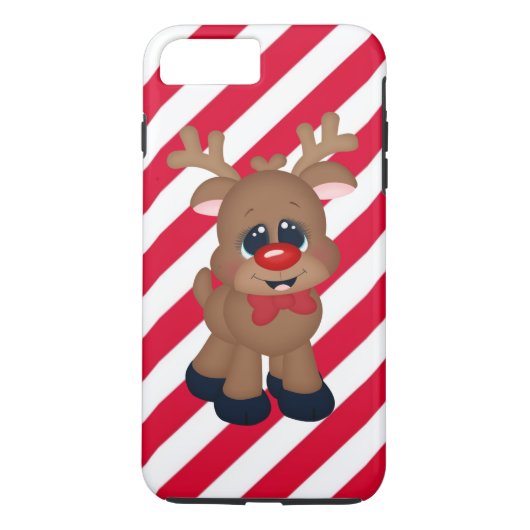 Weihnachtsren iPhone 7 starker Plusfall Case-Mate iPhone Hülle (Rückseite)