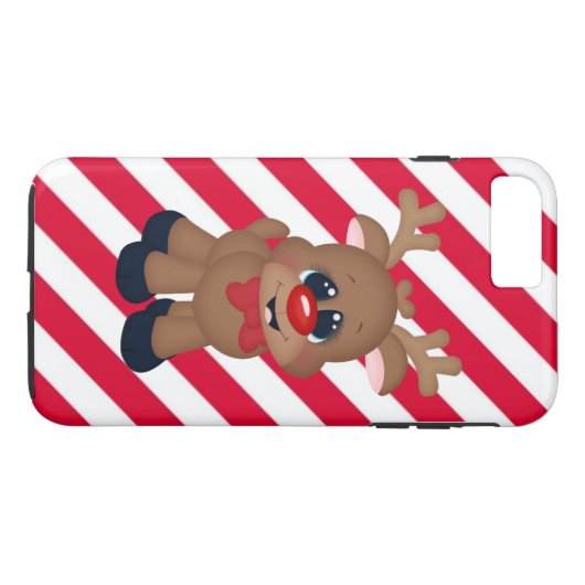 Weihnachtsren iPhone 7 starker Plusfall Case-Mate iPhone Hülle (Rückseite (Horizontal))