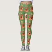 WEIHNACHTSren-LIEBE-ZIMT-SÜSSIGKEITS-FRAUEN Leggings (Vorderseite)