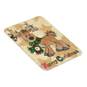 Weihnachtsren mit Sternen Magnet (Rechte Seite)