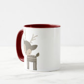 Weihnachtsren-Tasse Tasse (Vorderseite Links)