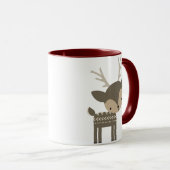 Weihnachtsren-Tasse Tasse (VorderseiteRechts)