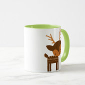 Weihnachtsren-Tasse Tasse (VorderseiteRechts)