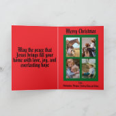 Weihnachtsrenneer Karte (Innenseite)