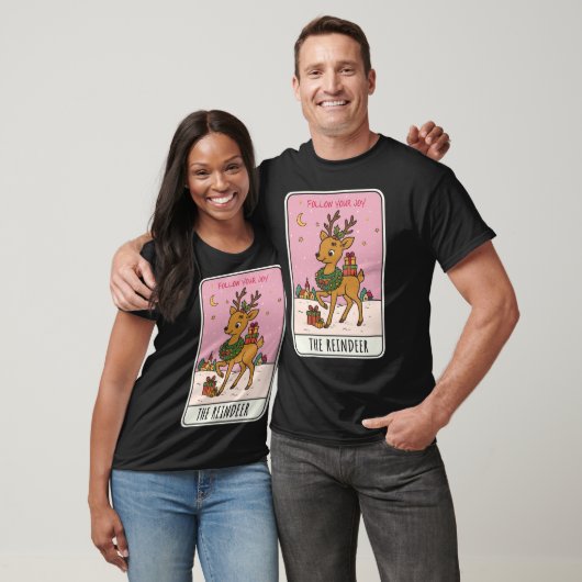 Weihnachtsrentier T-Shirt (Unisex)