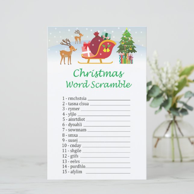 Weihnachtsrentiere (Stehend Vorderseite)
