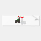 Weihnachtsrentiere Autoaufkleber (Vorne)