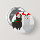Weihnachtsrentiere Button (Vorne & Hinten)