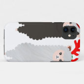 Weihnachtsrentiere Case-Mate iPhone Hülle (Rückseite (Horizontal))