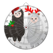 Weihnachtsrentiere Dartscheibe (vorne)