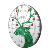 Weihnachtsrentiere Dartscheibe (Vorderseite rechts)