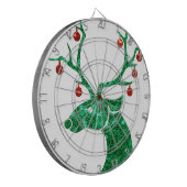 Weihnachtsrentiere Dartscheibe (Vorderseite Links)