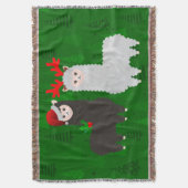 Weihnachtsrentiere Decke (Vorderseite Vertikal)