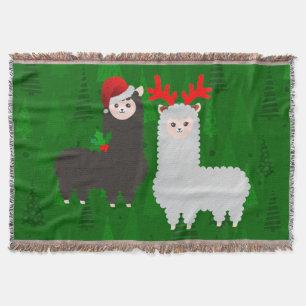 Weihnachtsrentiere Decke