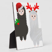 Weihnachtsrentiere Fotoplatte (Seite)