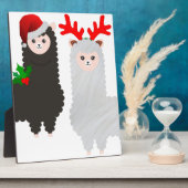 Weihnachtsrentiere Fotoplatte (Seite)